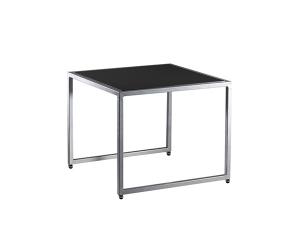 Adelaide End Table, Black (CEST-035) -- Trade Show Rental